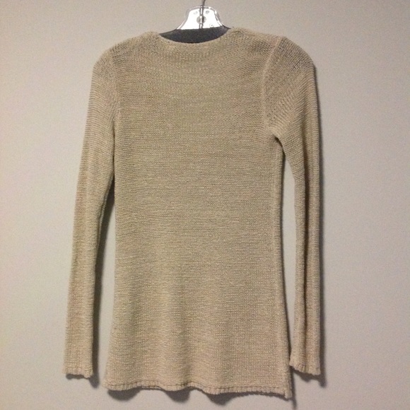 Contemporaine Ribbon-knit V-neck Sweater - Picture 2 of 3